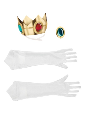 Princess Peach Adult Accessory Kit By: Disguise for the 2022 Costume season.