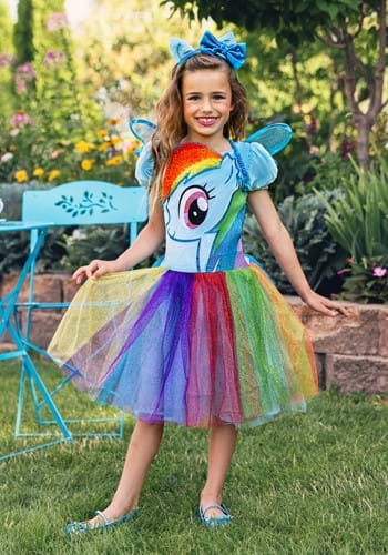 Rainbow Dash Tutu Prestige Costume By: Disguise for the 2022 Costume season.