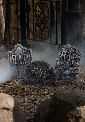 unknown Crooked Stone Tombstone Set