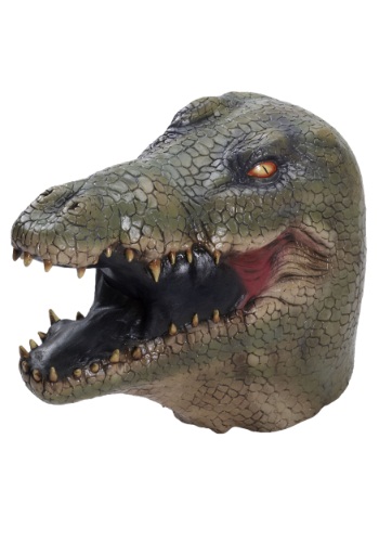 Deluxe Alligator Latex Mask -image