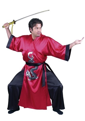 Red Samurai Adult Costume By: Charades for the 2022 Costume season.