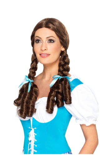 Adult Deluxe Kansas Girl Wig -image