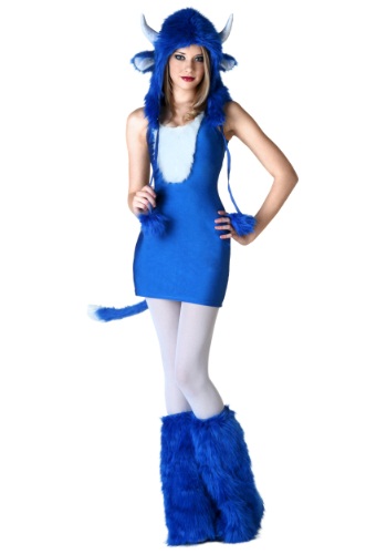 Plus Size Sexy Babe the Blue Ox Costume -image
