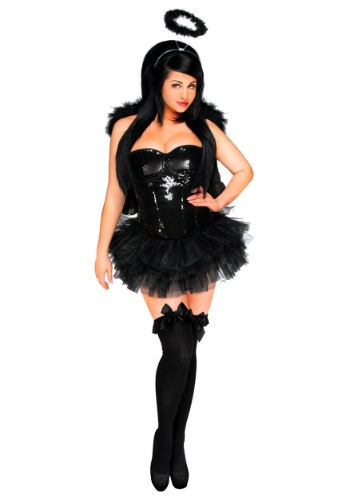 Womens Dark Angel Corset Costume -image