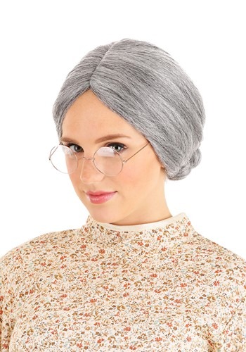 Grey Old Lady Wig By: Westbay Inc for the 2022 Costume season.