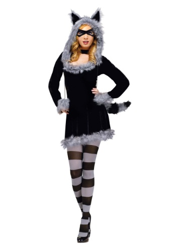 Racy Raccoon Adult Costume -image