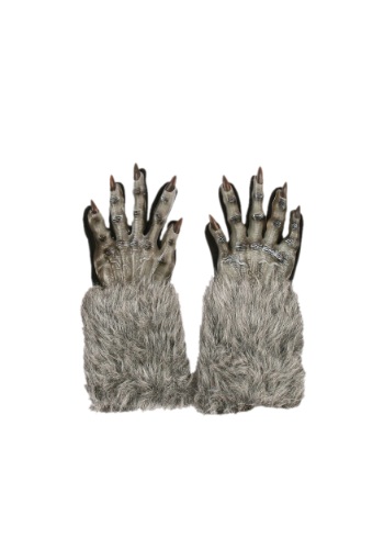 Grey Werewolf Gloves By: Fun World for the 2022 Costume season.