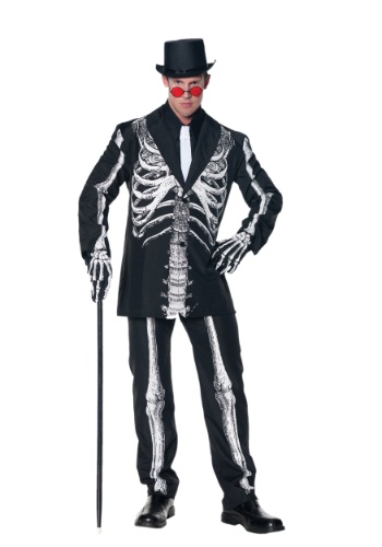 Bone Daddy Skeleton Suit Costume By: Underwraps for the 2022 Costume season.