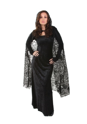 Sheer Spiderweb Cape -image