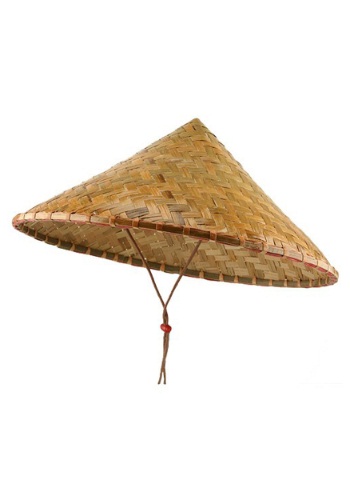 Deluxe Chinese Bamboo Hat -image