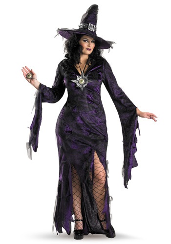Plus Size Sorceress Costume -image