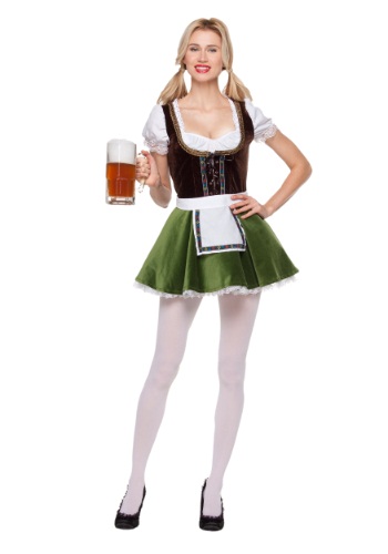 Women's Bavarian Girl Costume -image