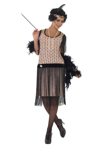 Women's Plus Size 1920s Coco Flapper Costume -image