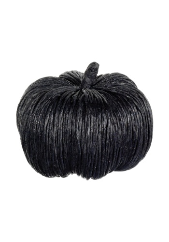 6.5 Inch Black Glittered Pumpkin By: Allstate Floral for the 2022 Costume season.