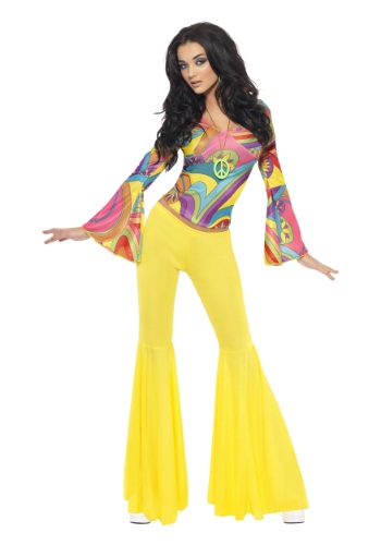 Women's Groovy Gal Costume -image