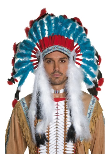 Authentic Western Indian Headdress By: Smiffys for the 2022 Costume season.