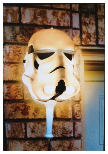 Stormtrooper Porch Light Cover By: Seasons USA Inc. for the 2022 Costume season.