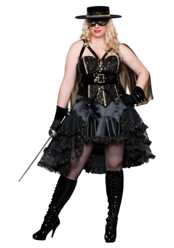 Plus Size Beautiful Bandida Costume -image