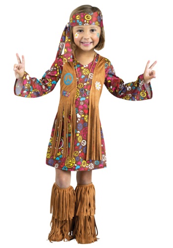 Toddler Peace & Love Hippie Costume By: Fun World for the 2022 Costume season.