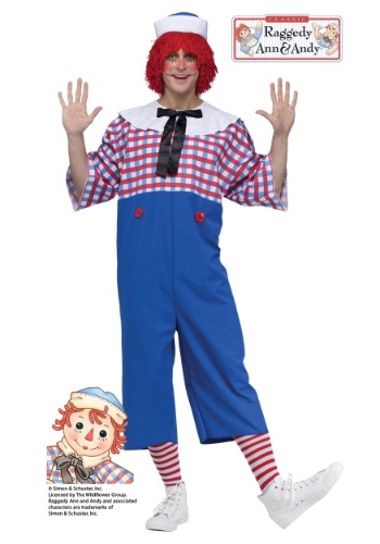 Raggedy Andy Adult Costume -image