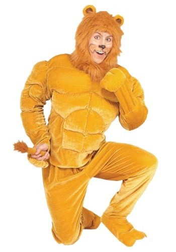 Plus Size Macho Lion Costume -image