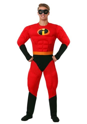 Mr. Incredible Deluxe Muscle Plus Size Costume -image