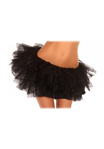 Plus Size Black Tutu Petticoat -image