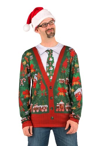 unknown Men's Ugly Christmas Cardigan