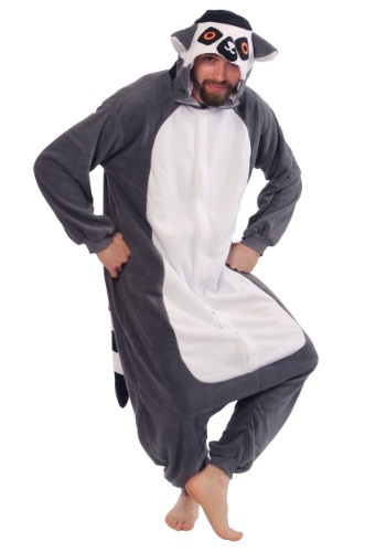 Adult Lemur Pajama Costume