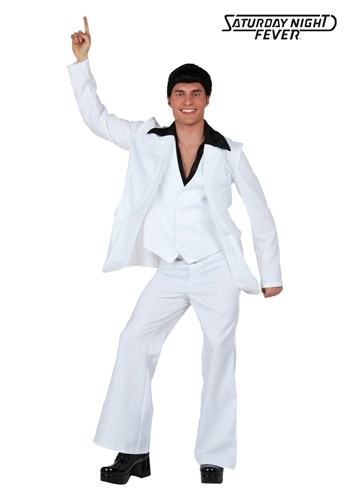 Plus Size Deluxe Saturday Night Fever Costume By: Fun Costumes for the 2022 Costume season.