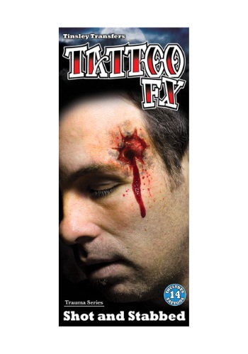 Shot and Stabbed Temporary Tattoo Kit -image