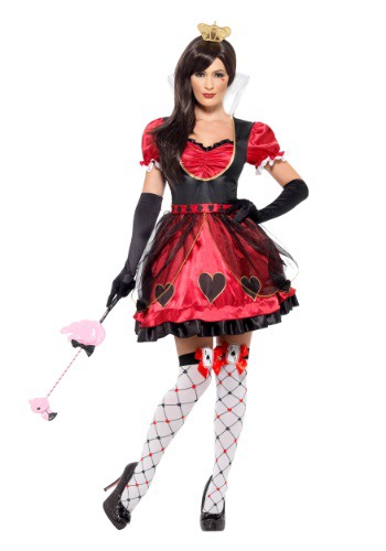 Women's Queen of Wonderland Costume By: Smiffys for the 2022 Costume season.