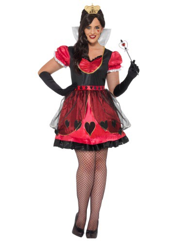 Plus Size Queen of Wonderland Costume By: Smiffys for the 2022 Costume season.
