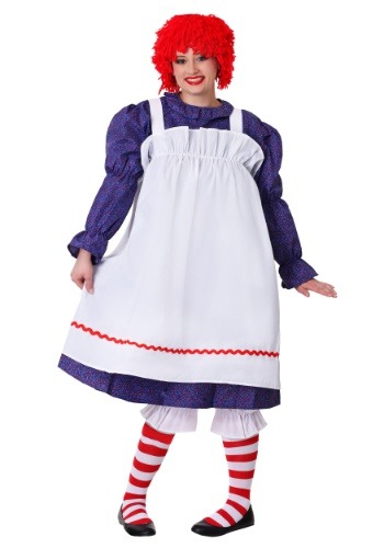 Plus Size Classic Rag Doll Costume -image