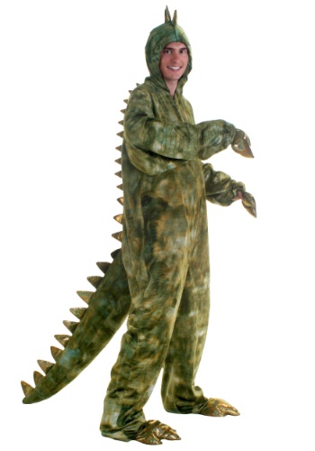 Adult Plus Size T-Rex Dinosaur Costume -image