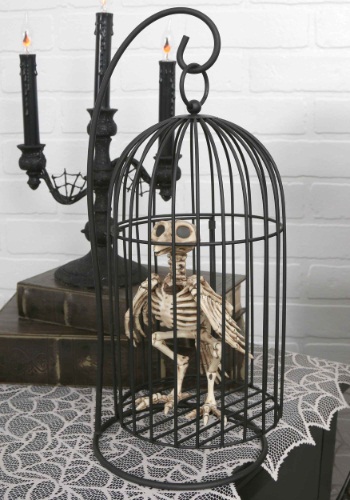 Skeleton Bird in Cage By: Seasons USA Inc. for the 2022 Costume season.