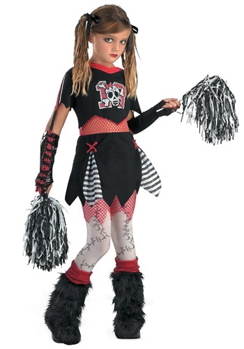 Kids Gothic Cheerleader Costume By: Disguise for the 2022 Costume season.