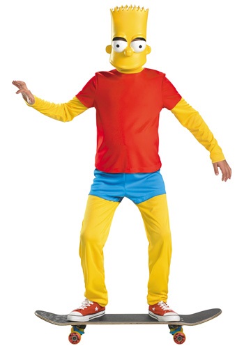 Kids Deluxe Bart Simpson Costume By: Disguise for the 2022 Costume season.