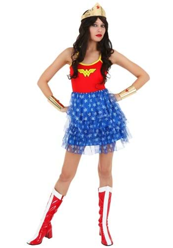 unknown Wonder Woman Mini Skirt Dress