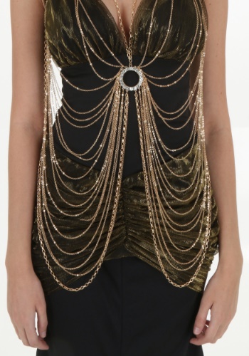 Adult Gold Body Chain By: Western Fashion for the 2022 Costume season.