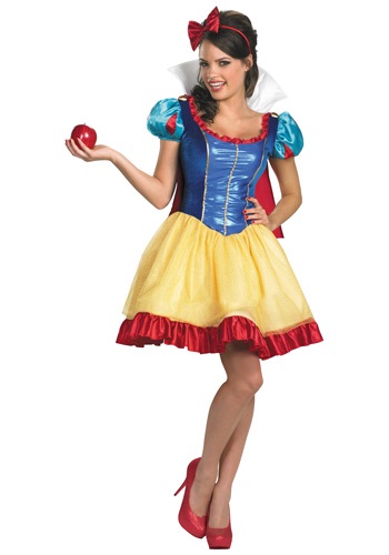 Deluxe Sassy Snow White Costume -image
