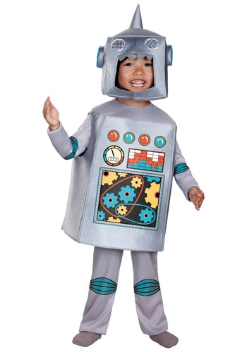Toddler and Child Retro Robot Costume By: Disguise for the 2022 Costume season.