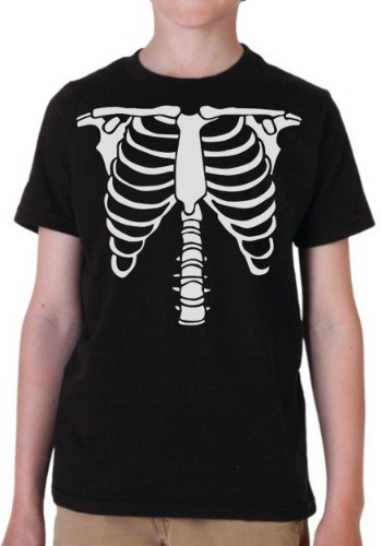Boys Skeleton Costume T-Shirt By: UNKNOWN for the 2022 Costume season.