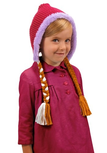 Frozen Anna Child Hat With Braids