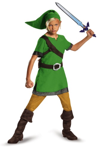 Boys Classic Link Legend of Zelda Costume By: Disguise for the 2022 Costume season.