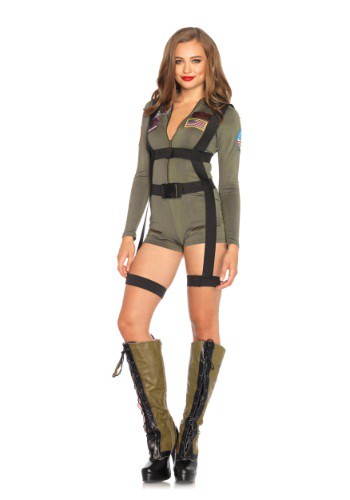 Women's Top Gun Romper By: Leg Avenue for the 2022 Costume season.