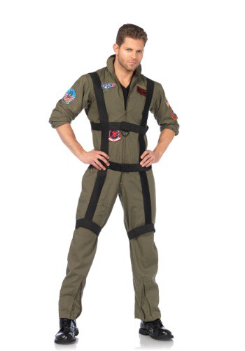 unknown Men's Top Gun Jumpsuit with Harness