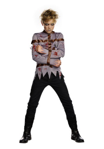 unknown Boys' Dark Straight Jacket Costume