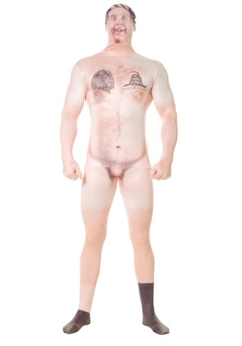 Adult Naked Hillbilly Faux Real Morphsuit By: Morphsuits for the 2022 Costume season.