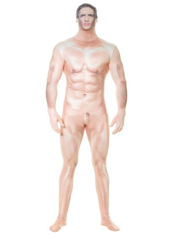 Adult Naked Sexy Man Faux Real Morphsuit By: Morphsuits for the 2022 Costume season.